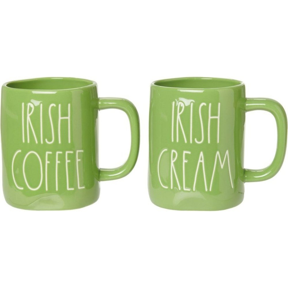 🍀NEW Rae Dunn Irish Cream and Coffee Mug Set - 2-Piece🍀